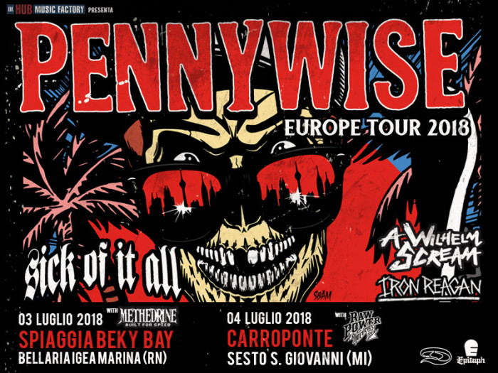 Methedrine e Raw Power apriranno le date italiane dei Pennywise