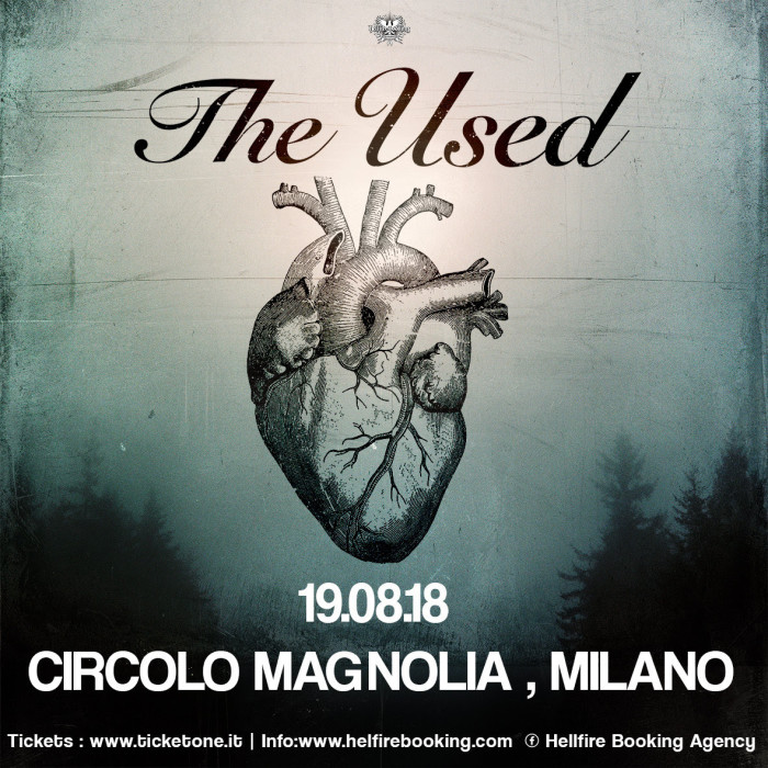 The Used in Italia ad Agosto in data unica!