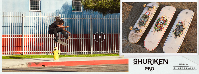 Arbor Skateboards: Shuriken Shannon Pro Model