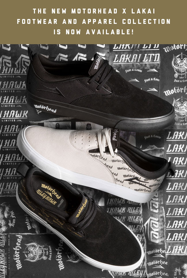 Lakai x Motörhead featuring Riley Hawk