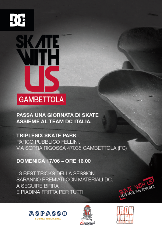 DC Skate With Us approda a Gambettola