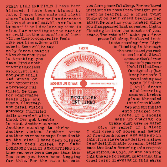 Modern Life Is War  ‘Tribulation Worksongs: Volume 1′