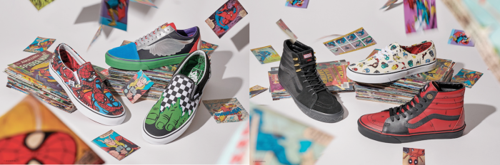 Vans e Marvel uniti in una collaborazione epica per celebrare i supereroi “Off The Wall” dell’universo Marvel