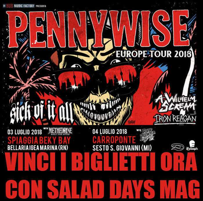 PENNYWISE + SICK OF IT ALL – VINCI I BIGLIETTI