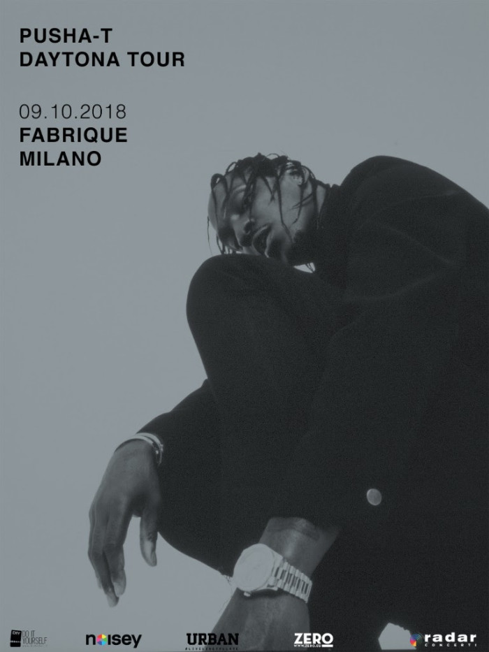 Pusha T: il 9 ottobre al Fabrique di Milano il king del rap game americano