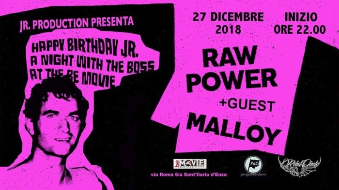 Raw Power e Malloy in provincia di Reggio Emilia