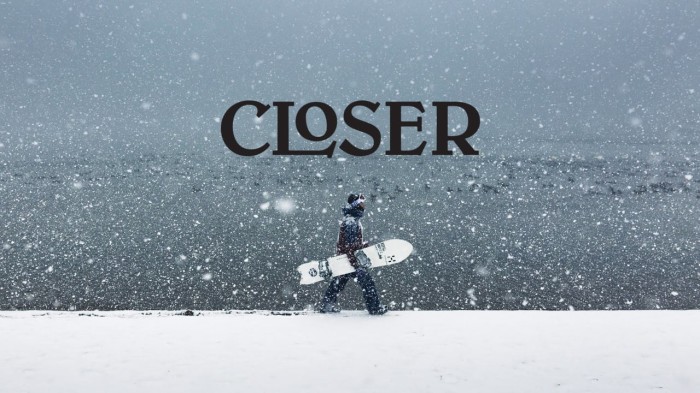 ‘Closer’ – Snowboarding Short Film