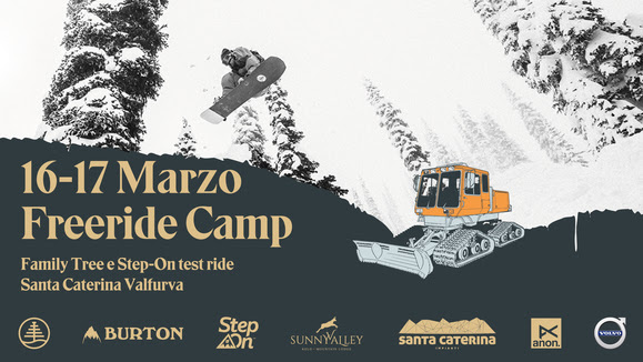 Burton Freeride Camp || 16-17 Marzo || Santa Caterina Valfurva