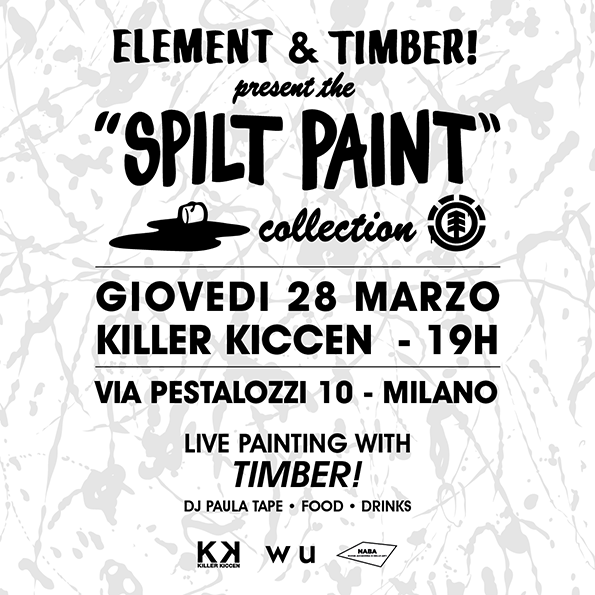 Element Timber! Spilt Paint Tour 2019
