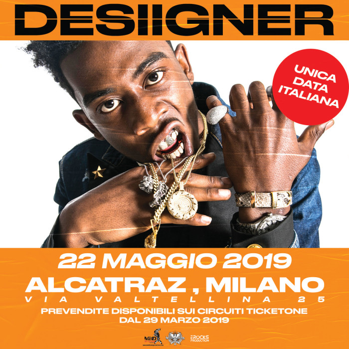 Desiigner:  a Maggio per la prima volta in Italia