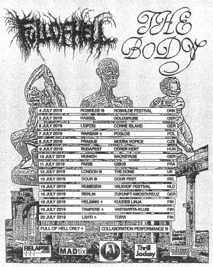 Full Of Hell announce July EU tour with The Body
