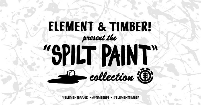 Element presents the Timber! Spilt Paint Collection
