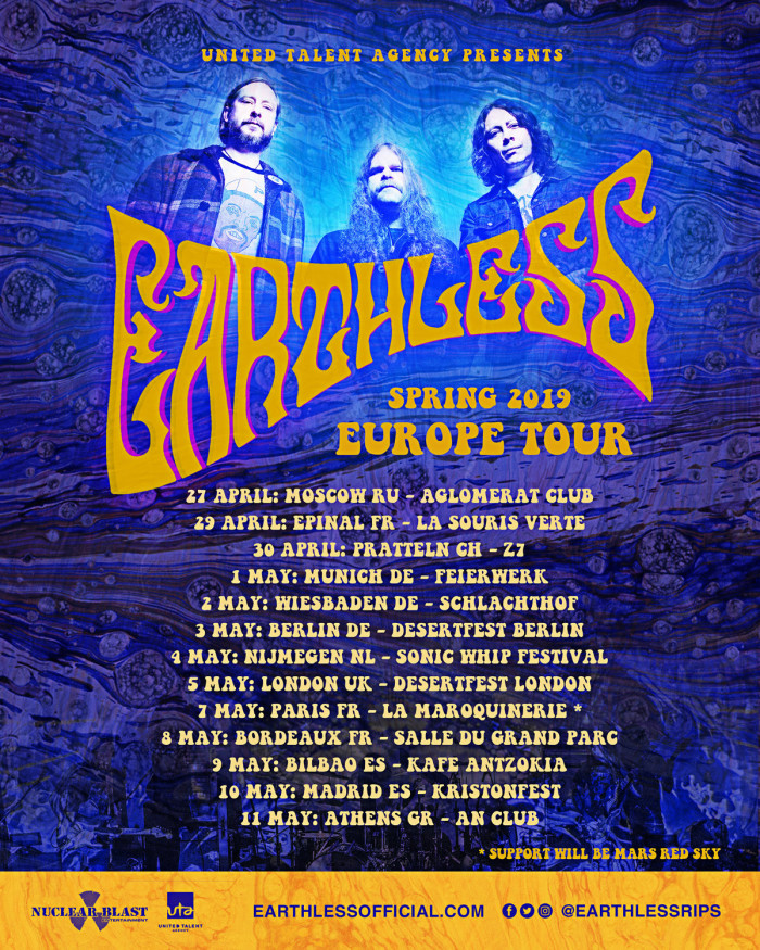 Earthless lanciano il video dell’esibizione ‘Black Heaven’ Ursa Polaris Sessions a supporto del tour europeo