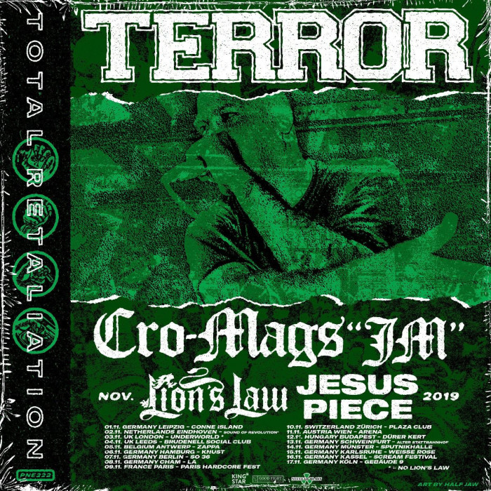 Terror – announce European Tour in autumn 2019