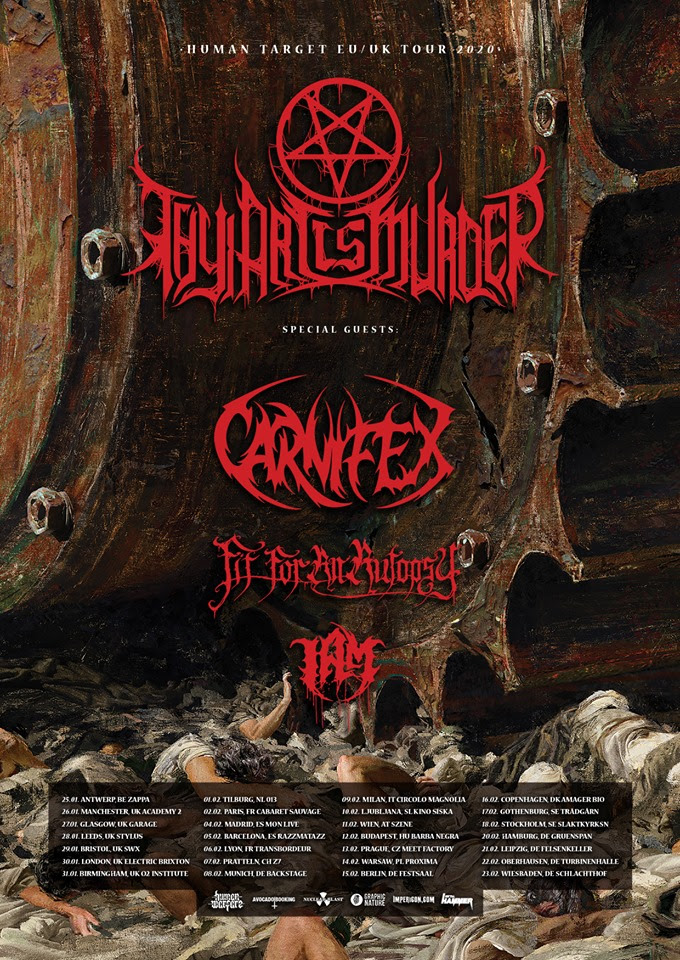 Thy Art Is Murder: grande ritorno in Italia!