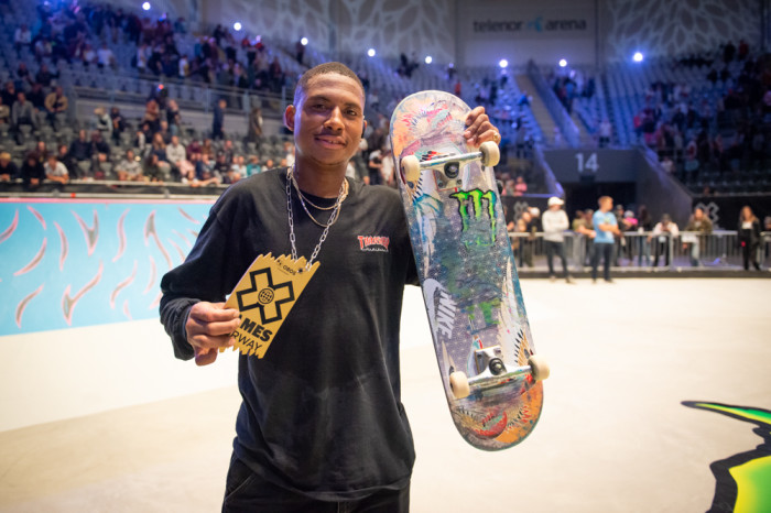 Ishod Wair takes Gold in Men’s Skateboard Street at X Games Norway 2019