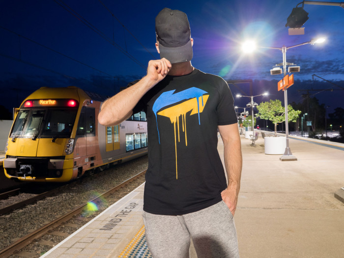BSP Clothing The CityRail Drip Tee is back for a limited time