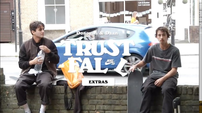 Nike SB | Donovon Piscopo & Daan Van Der Linden | ‘Trust Fall’ extras
