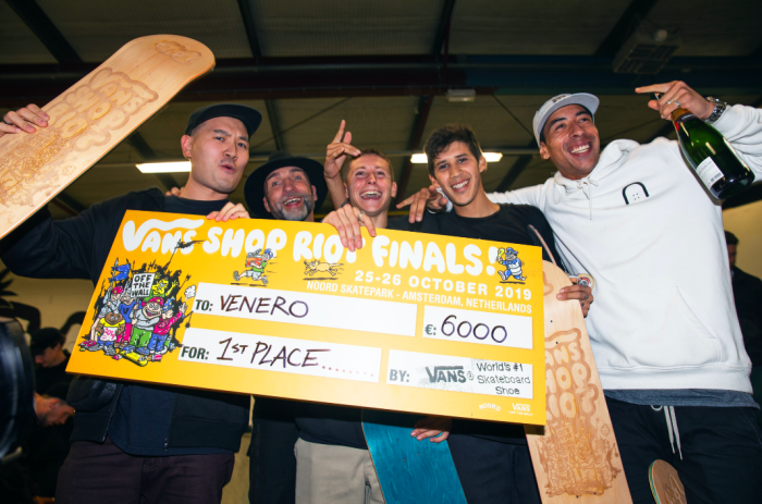 Venero crowned 2019 Vans Shop Riot Champions