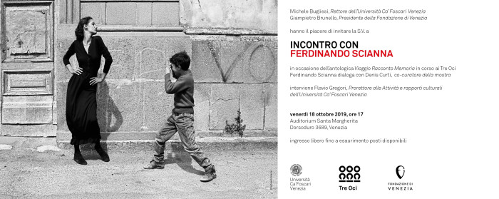 Incontro con Ferdinando Scianna | 18.10 | Auditorium Santa Margherita, Venezia