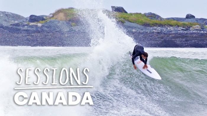 Andrew Mooney hits the road on Canada’s East Coast in search of perfect hurricane surf