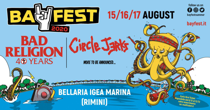 Bad Religion e Circle Jerks (reunion) protagonisti di Bay Fest 2020