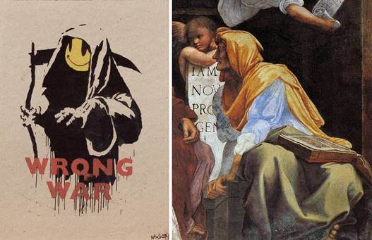 Banksy | Chiostro del Bramante | Raffaello