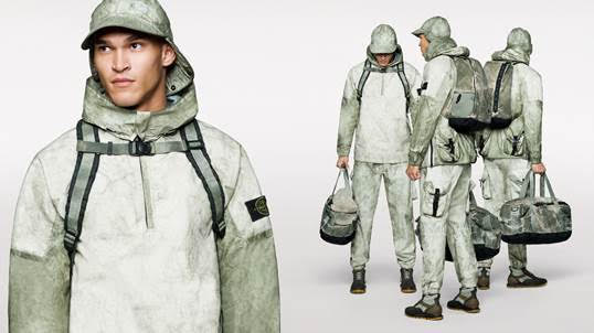 Stone Island SS 020 Membrana Oxford 3L with Dust Colour Finish Video Salad Days Magazine