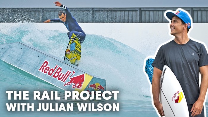 Julian Wilson turns a wave pool into a surfing skatepark | The Rail Project