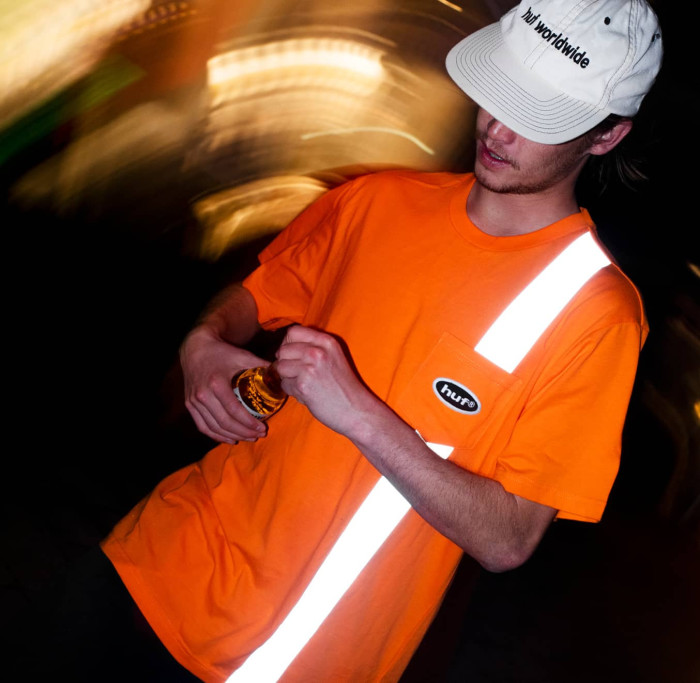 HUF The Reflective Saftey Tee