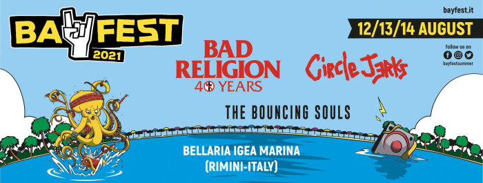 Circle Jerks e Bouncing Souls confermati al Bay Fest 2021 si terrà a Bellaria (Igea Marina – Rimini)