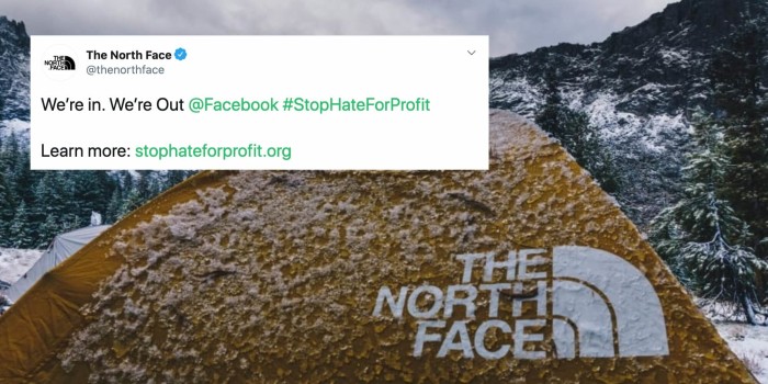 Patagonia & The North Face boycott Facebook Ads in support of #StopHateForProfits Campaign