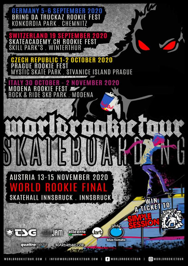 2020 World Rookie Tour Skateboard is announced