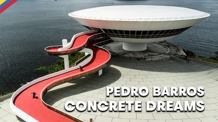 Pedro Barros skates the untouched architecture of Oscar Niemeyer | ‘Concrete Dreams’