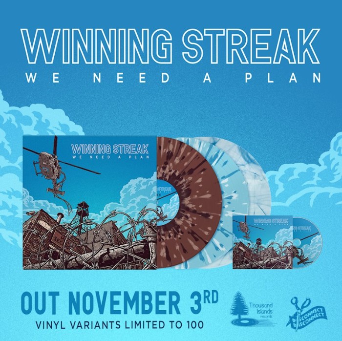 Winning Streak release new single ‘Stop Screaming’ (Disconnect Disconnect Records / Thousand Islands Records)