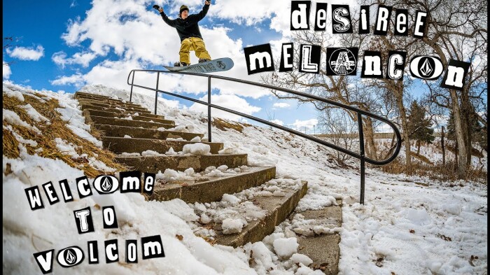 Welcoming Desiree Melancon to the Volcom Snow Team