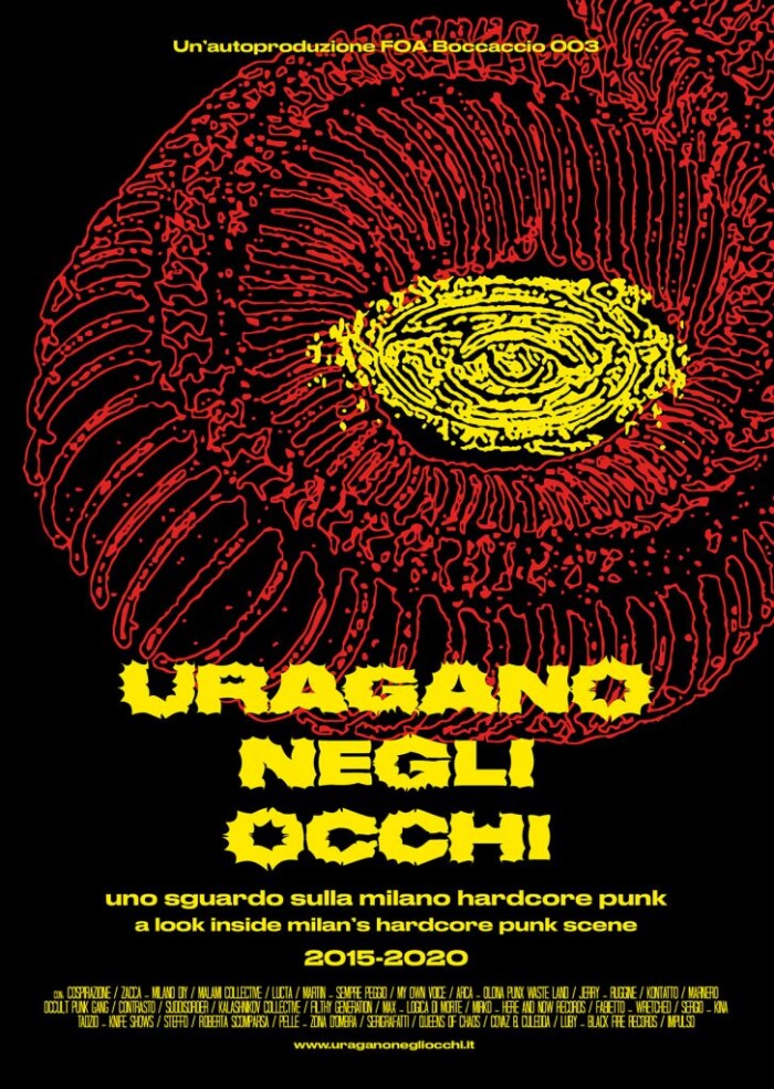 URAGANO NEGLI OCCHI ‘UNO SGUARDO SULLA MILANO HARDCORE PUNK 2015-2020′