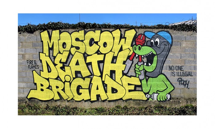 MOSCOW DEATH BRIGADE SUPPORT SEA-WATCH WITH BENEFIT SHIRT