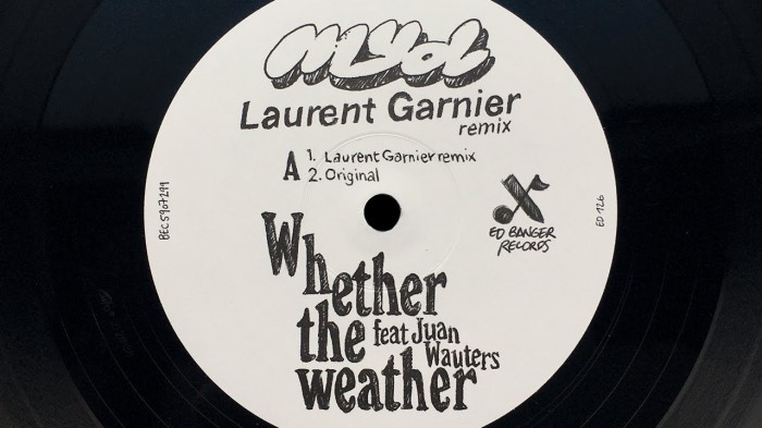 MYD ‘WHETHER THE WEATHER’ FEAT. JUAN WAUTERS LAURENT GARNIER REMIX