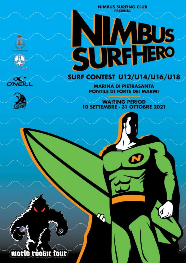 Il World Rookie Tour esordisce nel surf con la Nimbus Surf Hero 2021