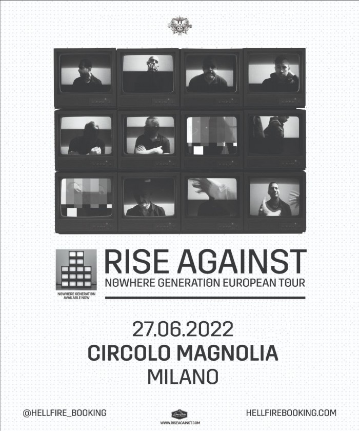 Rise Against: giugno 2022 a Milano