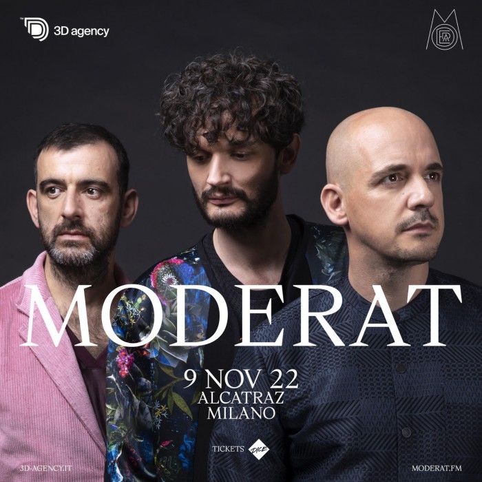 Moderat all’Alcatraz di Milano il 9.11.2022