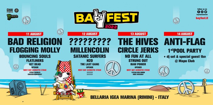 BAY FEST 2022: FUORI IL PROGRAMMA DELLE GIORNATE SINGOLE E IL PRIMO POOL PARTY TARGATO BAY FEST!