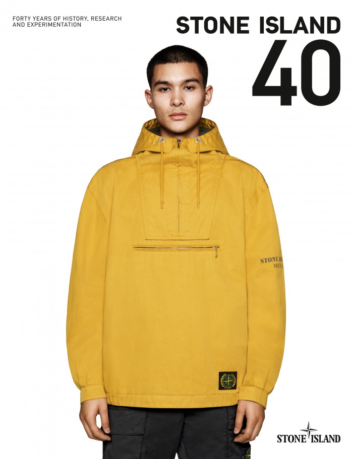 Stone Island Raso Gommato Cover Colorato Bio 40th Anniversary