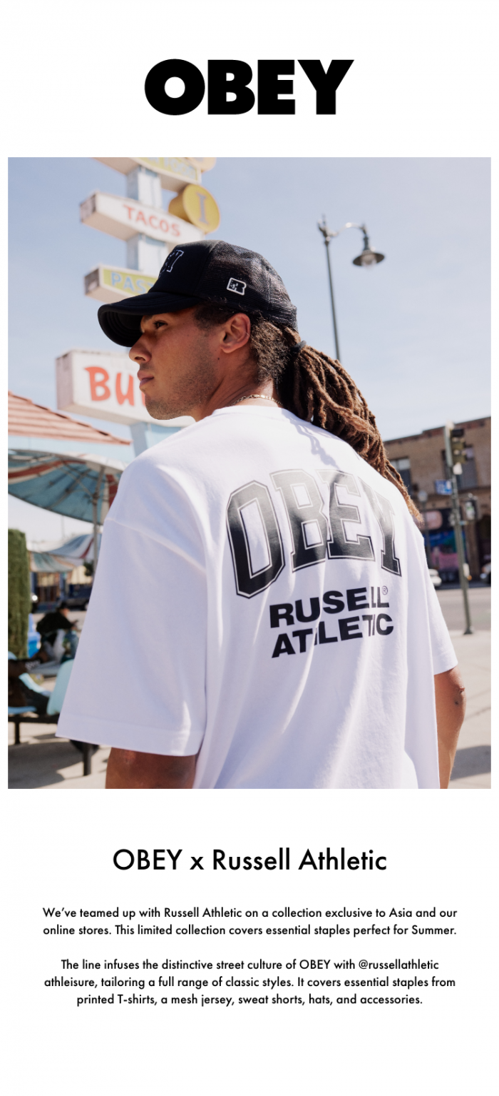 RUSSELL ATHLETIC X OBEY COLLECTION