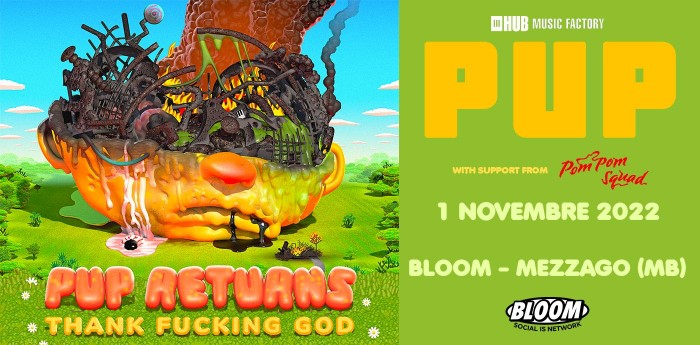 PUP ANNUNCIATE LE POM POM SQUAD IN APERTURA AL LORO UNICO CONCERTO IN ITALIA