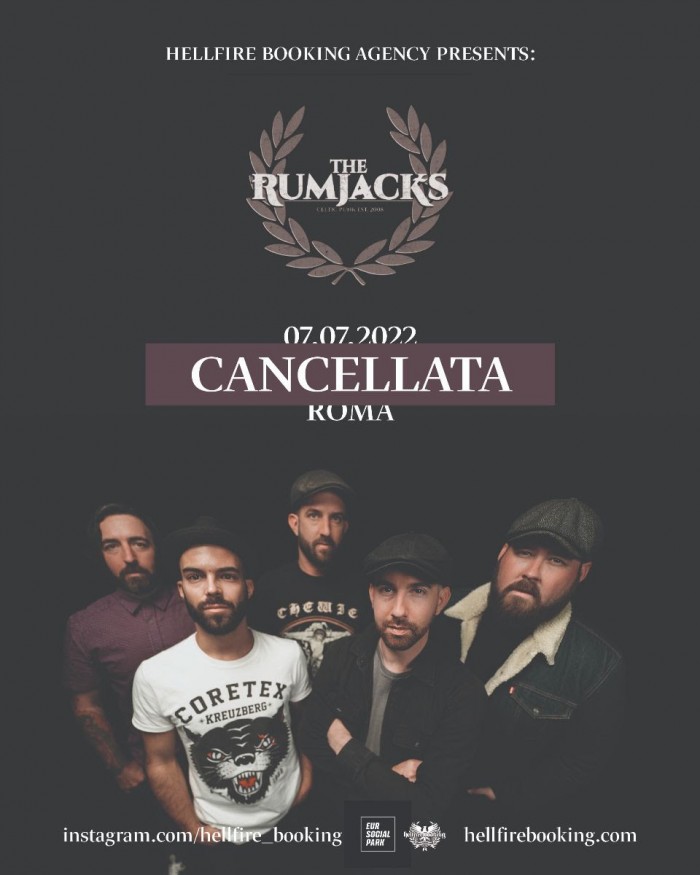 The Rumjacks: data romana cancellata!