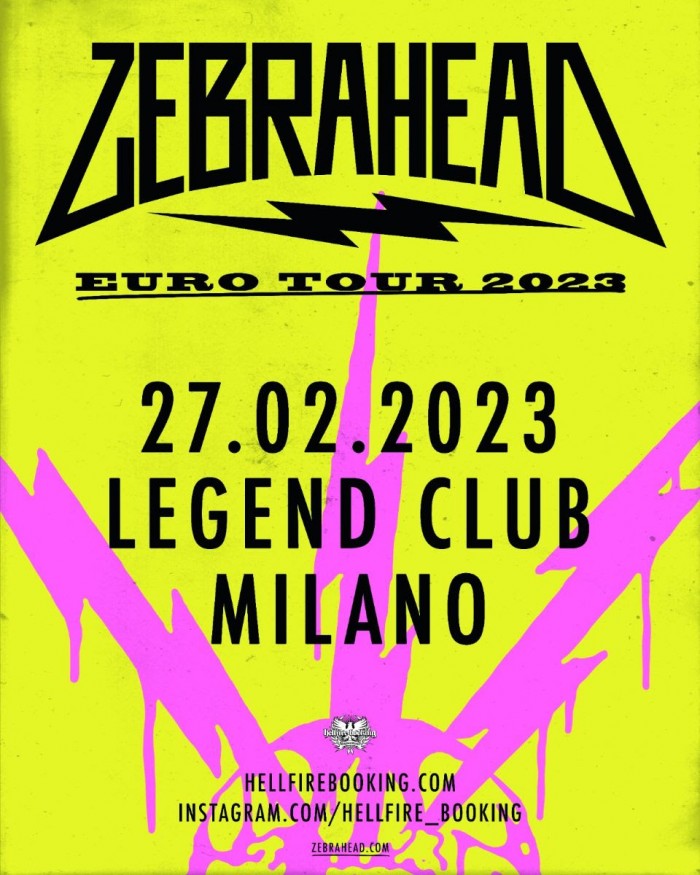 Zebrahead: a Milano / Febbraio 2023!