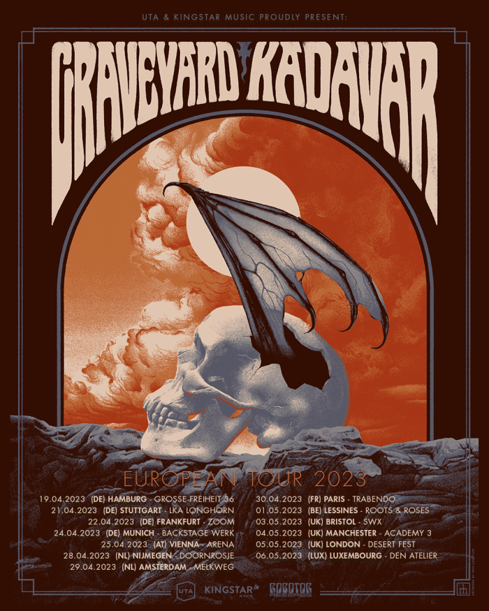 Graveyard announce EU & UK Co-Headline Tour with Kadavar for 2023