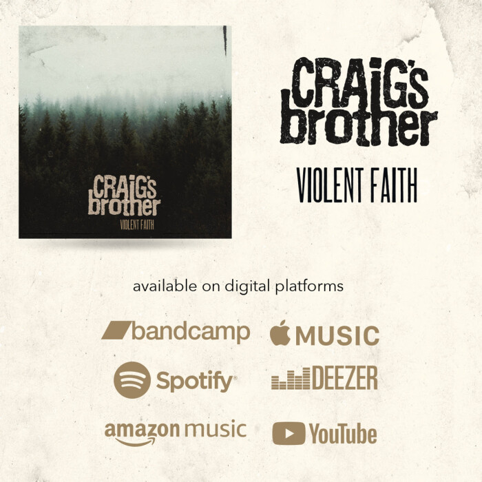 Listen to Craig’s Brother – ‘Violent Faith’